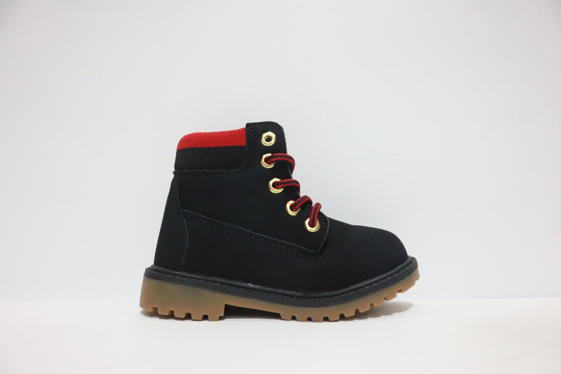 Timberland knitted children's work boots" black"