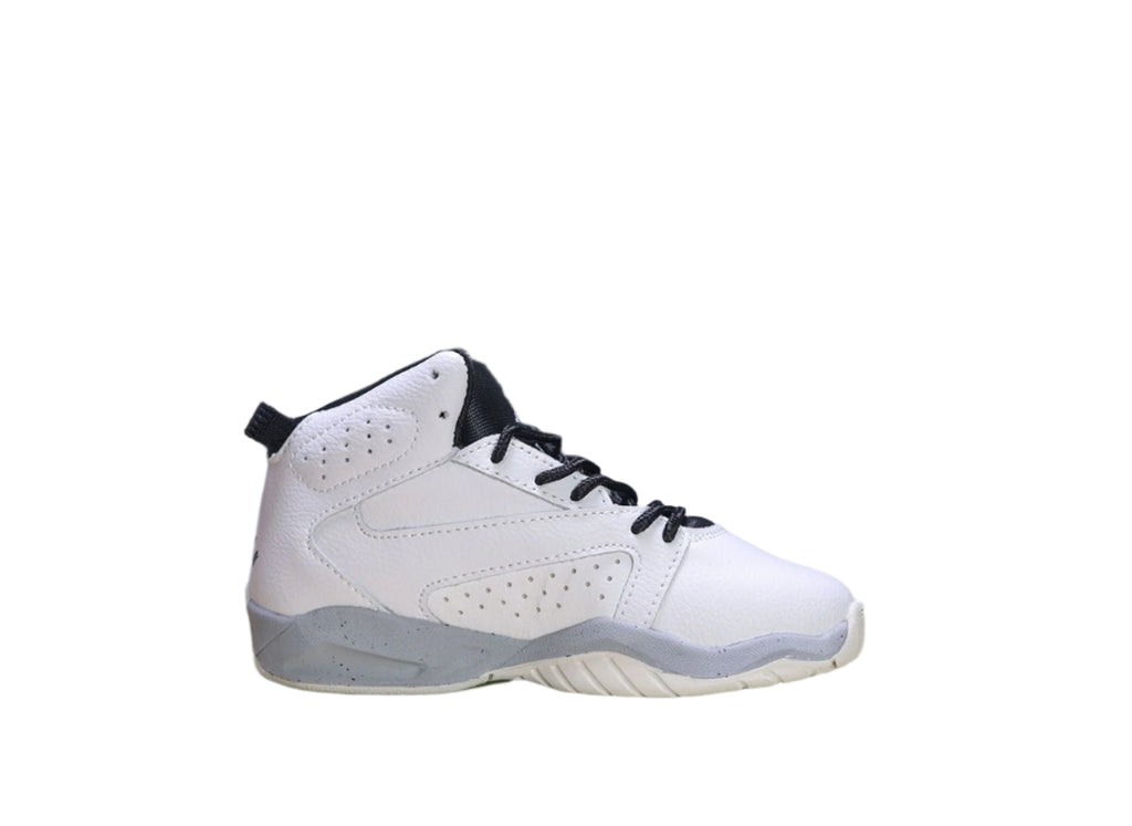 AJ6 children's shoes simple version" white, gray"