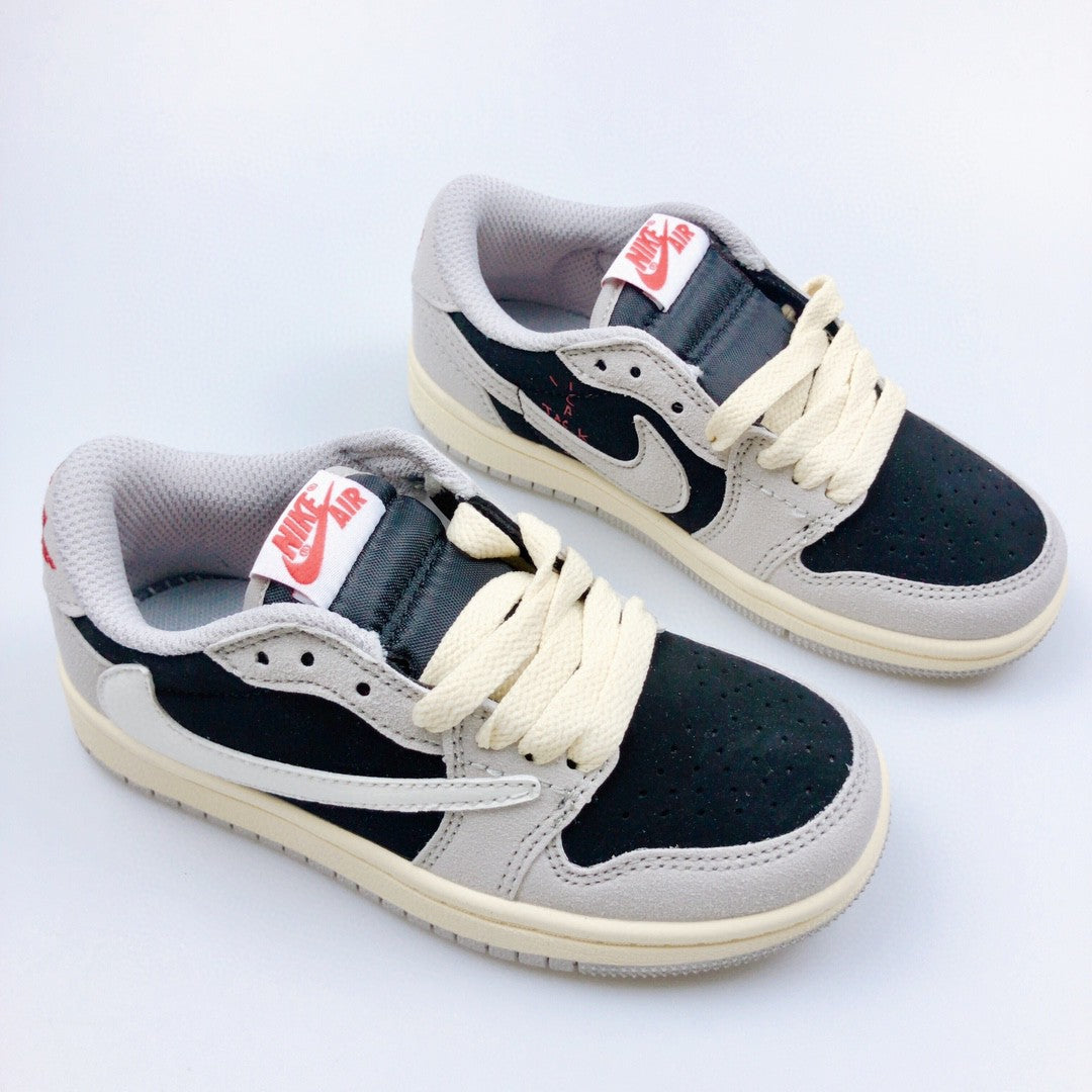 Jordan low-top reverse hook black warrior" black, gray"