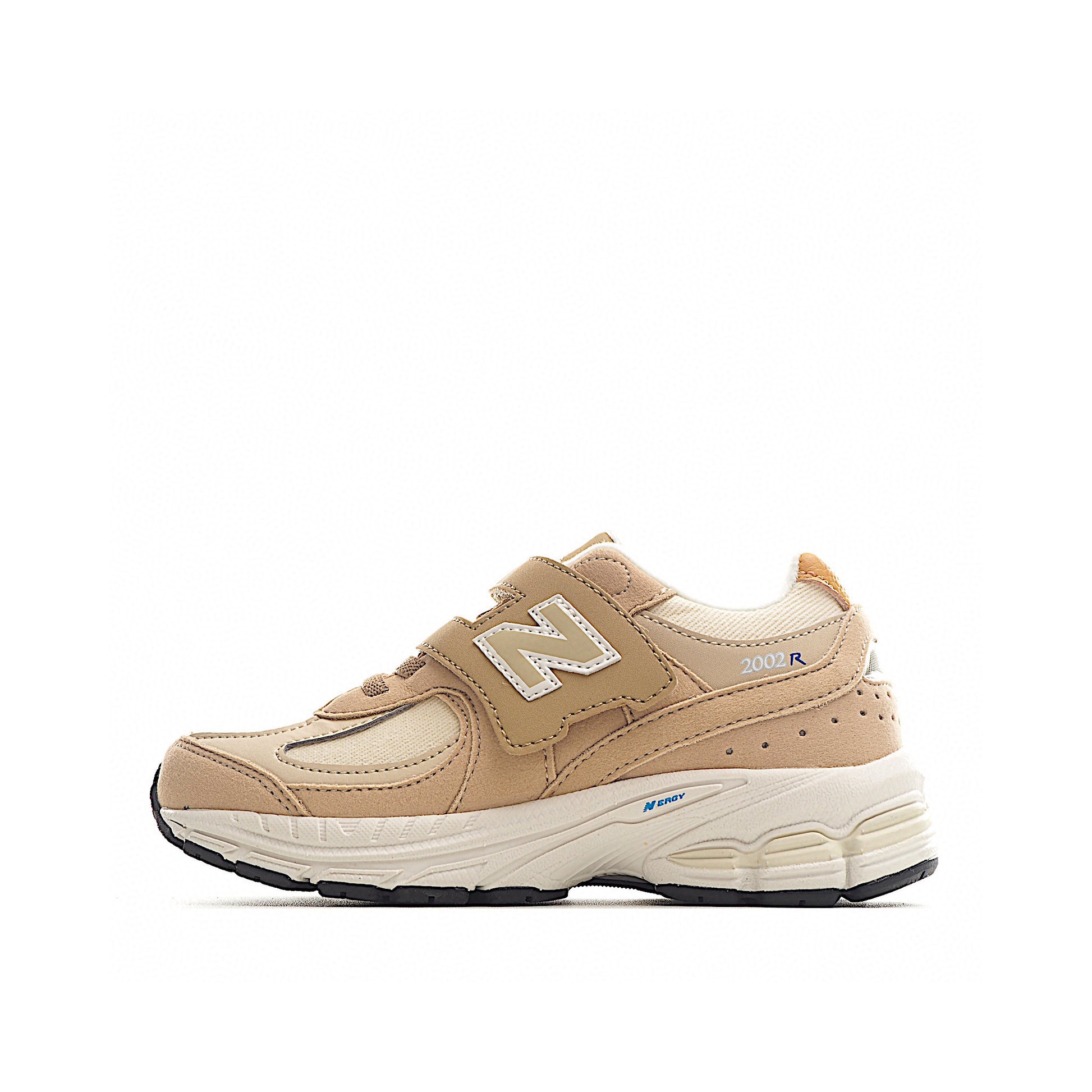 NB327 Rotating Buckle Waffle Gump Children's Shoes"beige"