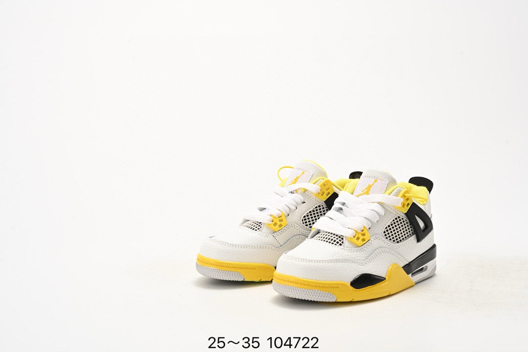 Joe 4 air cushion high quality children's shoes " white, yellow"