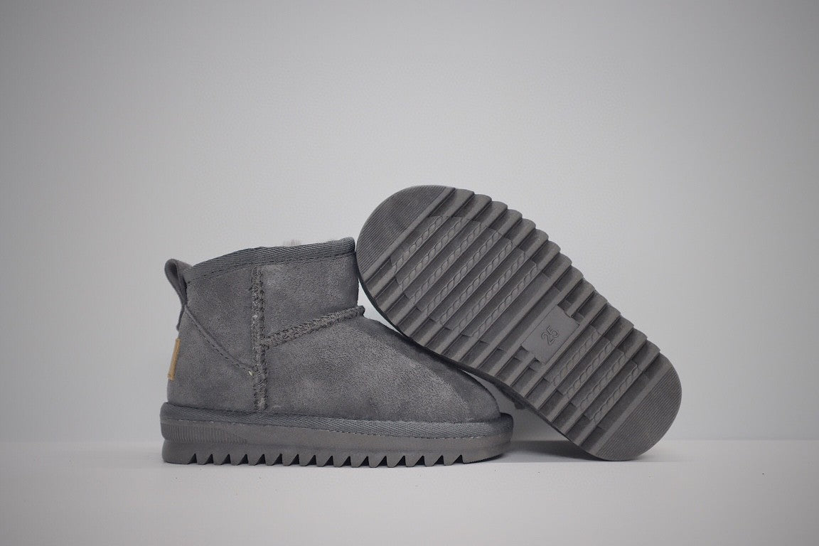 low-top UGG ankle boots" gray"