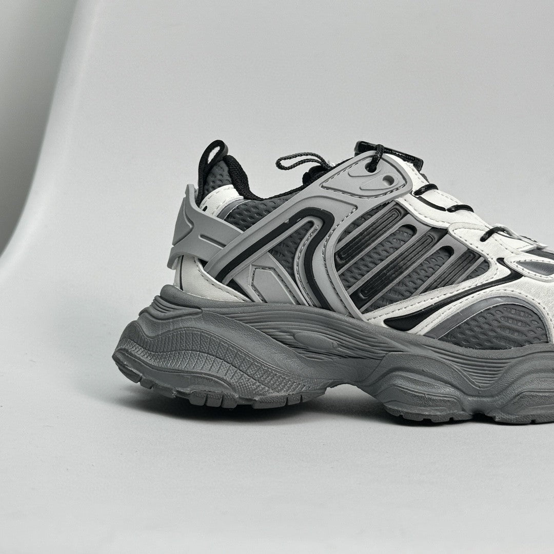 Adidas XLG Runner Deluxe runner dad shoes" silver"