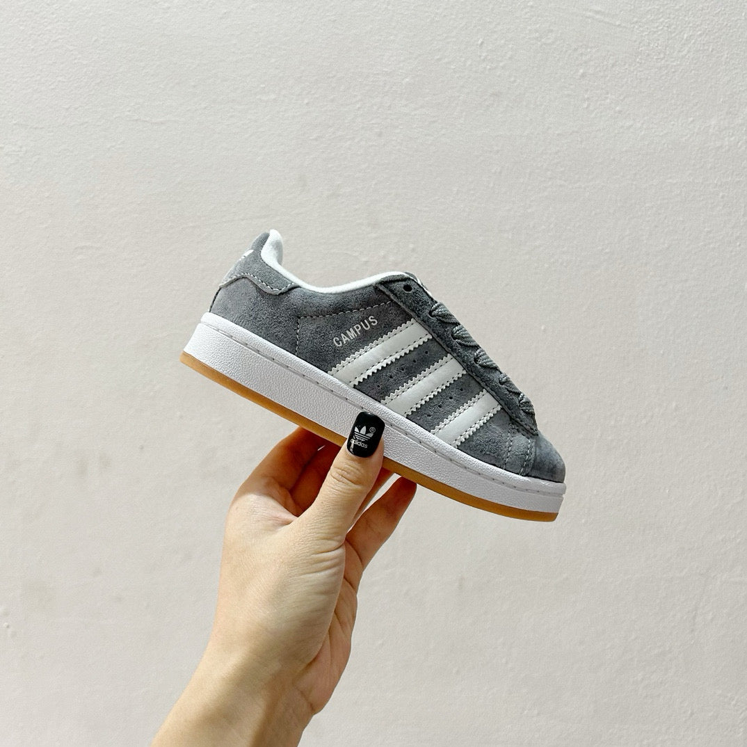 Adidas bread Dexter lace-up pig leather sneakers" gray"