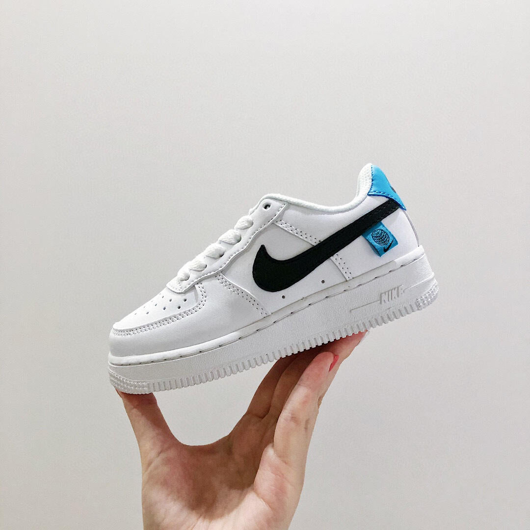 Air Force low-top lace-up sneakers" white"