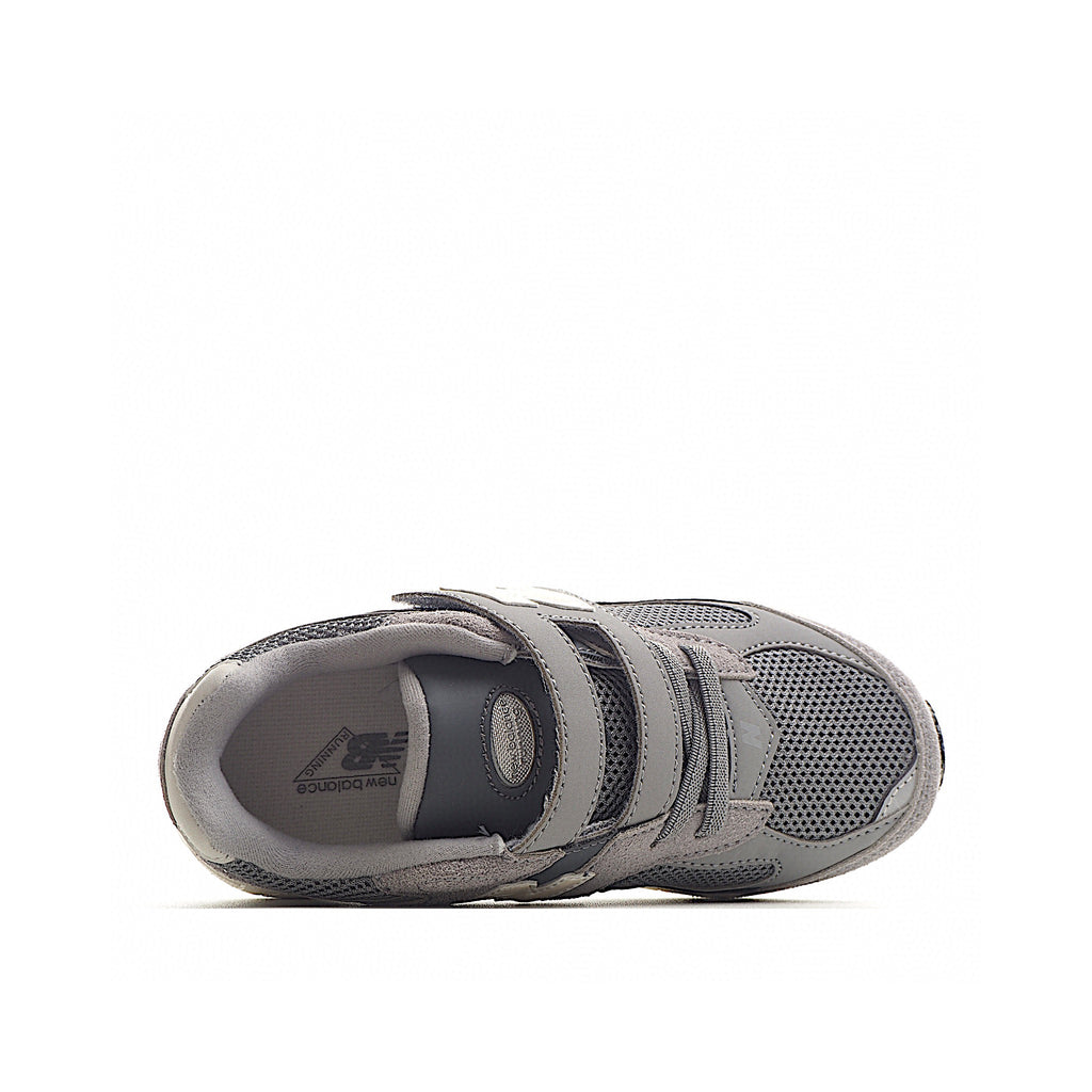 NB327 Rotating Buckle Waffle Gump Children's Shoes" light gray"