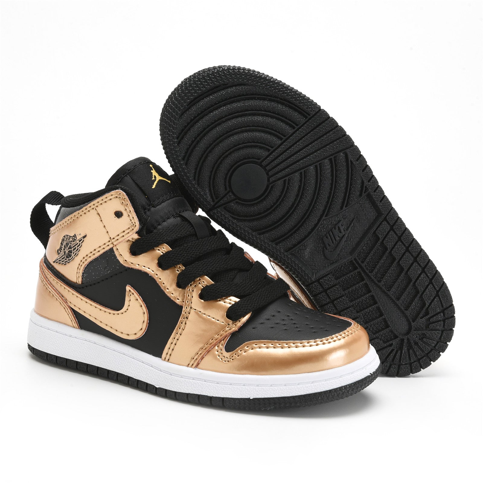 AJ-127" black and metallic gold"