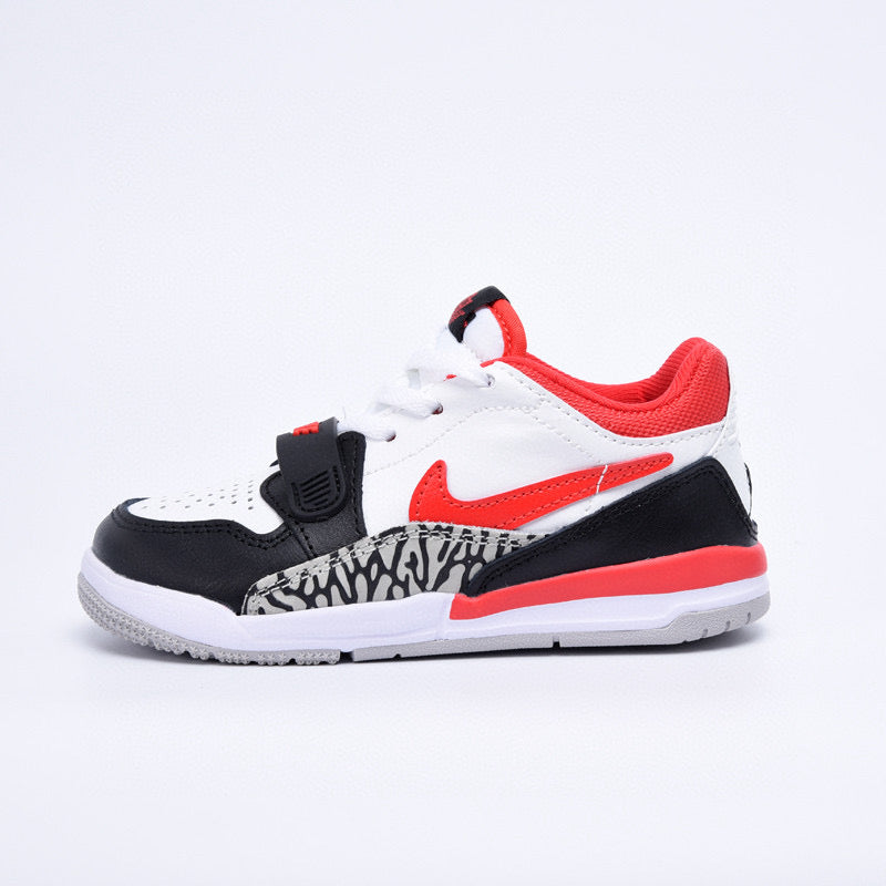 Jordan 312 low-top children's shoes" white, black, red"