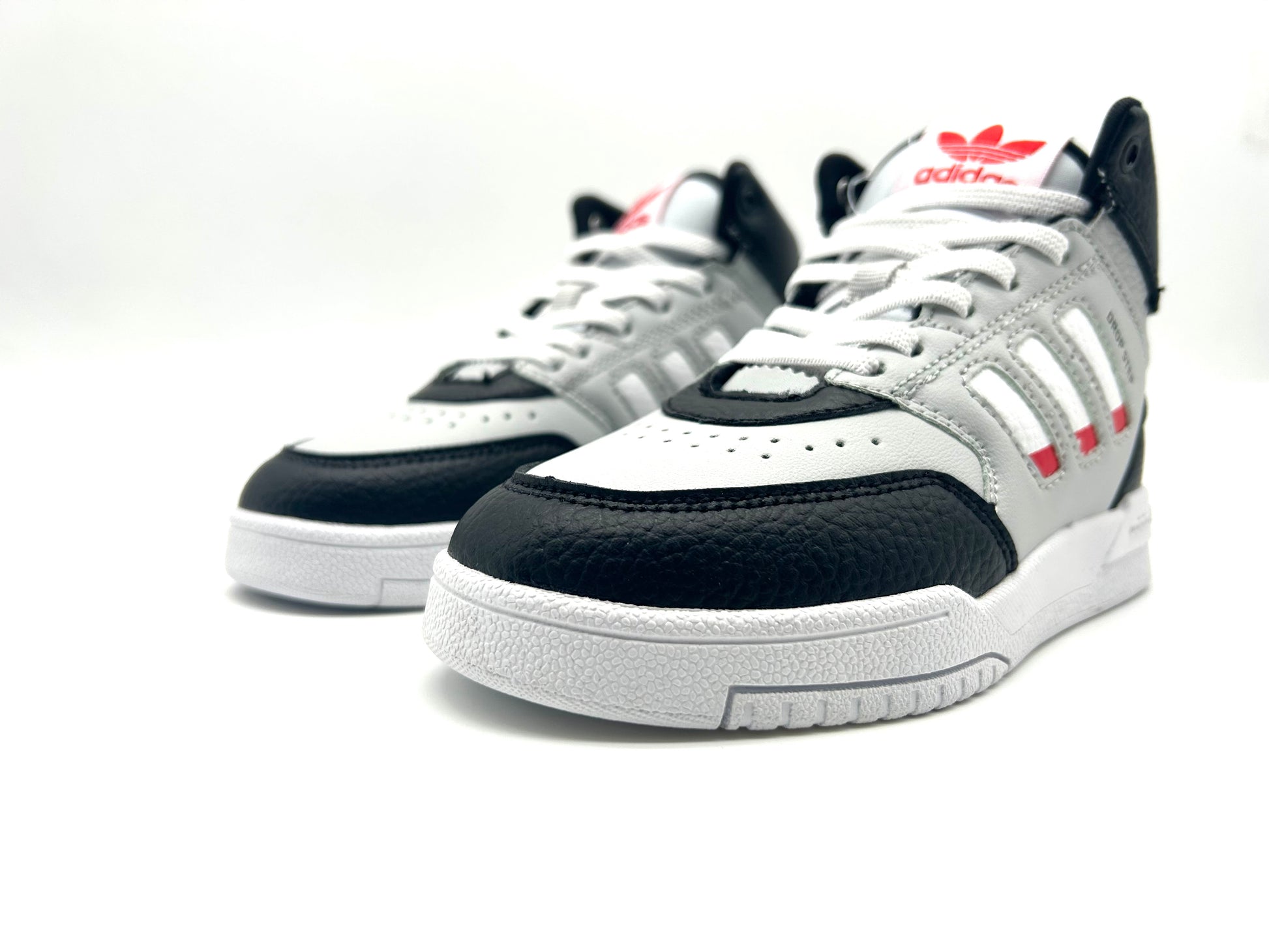 Adidas Trefoil Retro Basketball Shoes" white, black, gray"