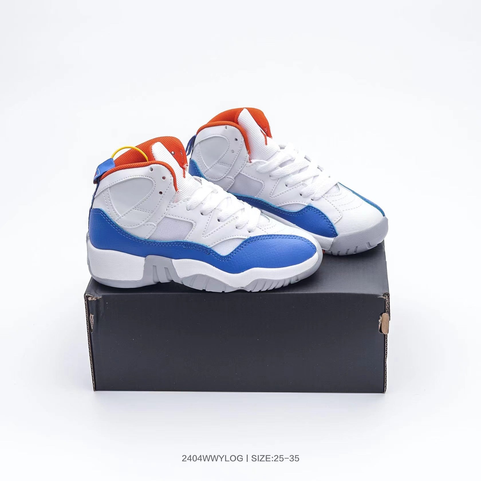 Jordan 612 series" white, blue, grey"