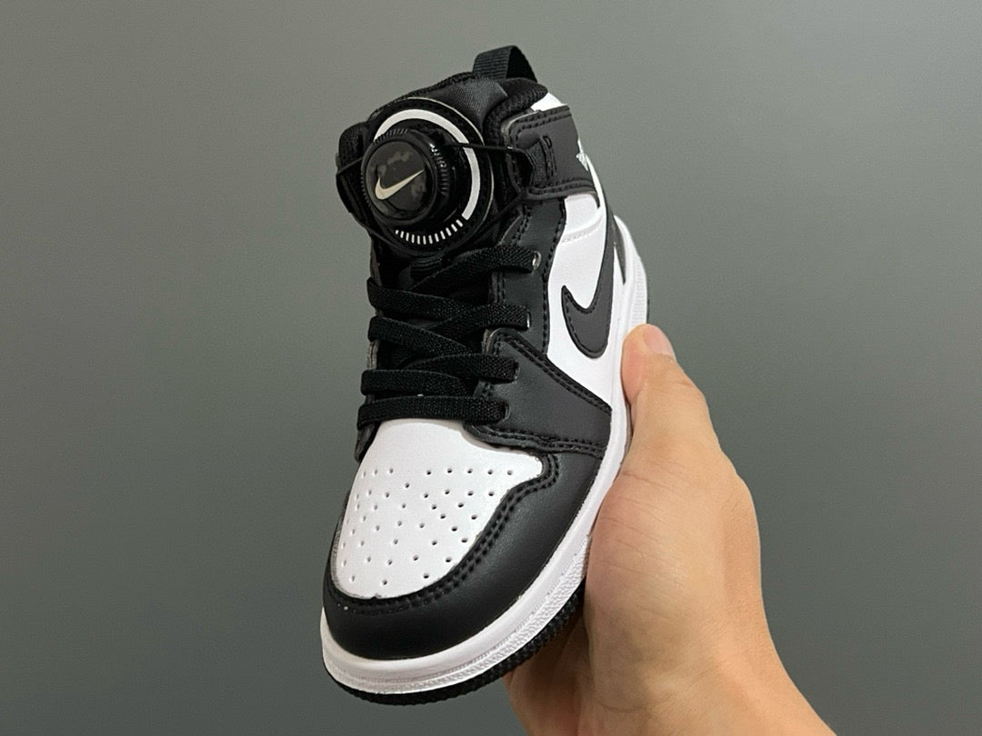 Joe 1 Zhongbang lock children's sports shoes" white, black"
