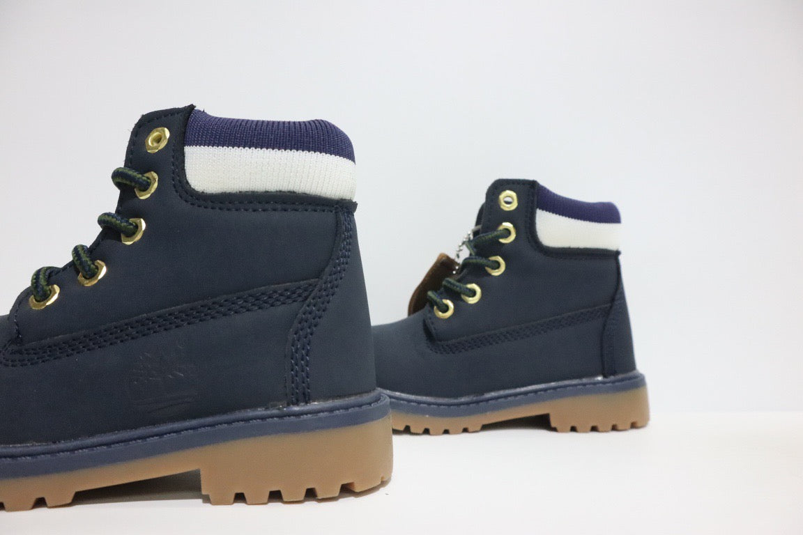 Timberland knitted children's work boots" Navy"
