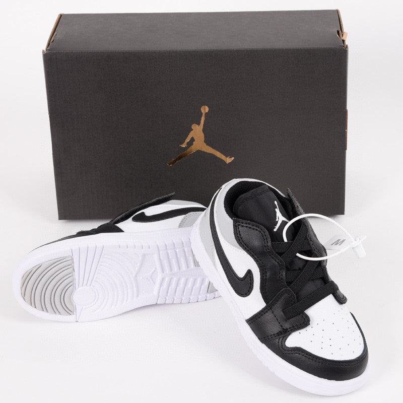 Jordan low top elastic band" white, black, gray"