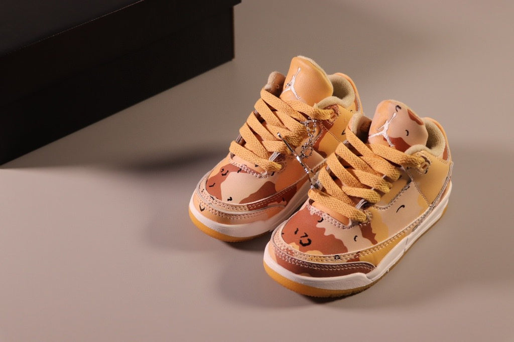 Jordan AJ3 children's shoes" brown, peachy, beige"