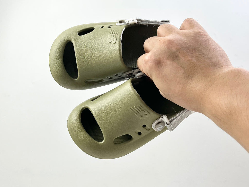 NB hole two-way sandals"olive"