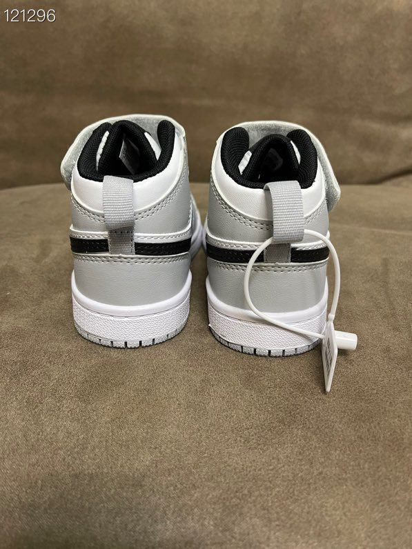 Joe's high-top Velcro children's shoes" gray, white"