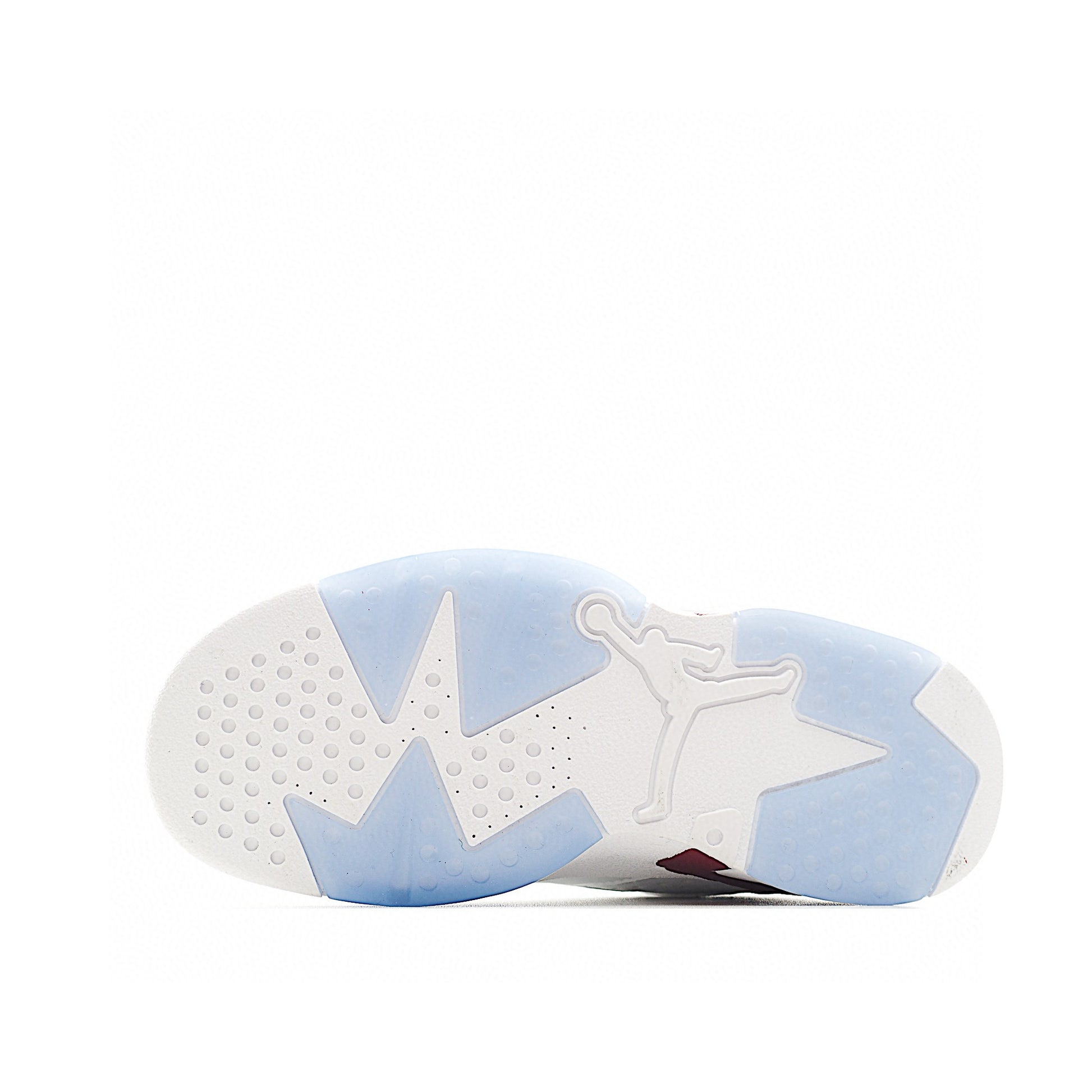 Joe 6 Air Cushion Basketball Shoes for Kids" white, burgundy"
