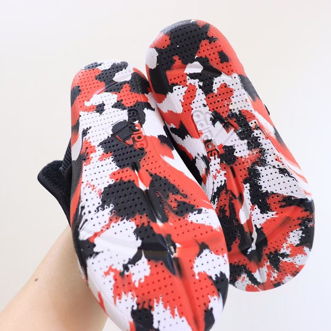 Adidas 3.0 Baotou mesh sandals "black, orange"