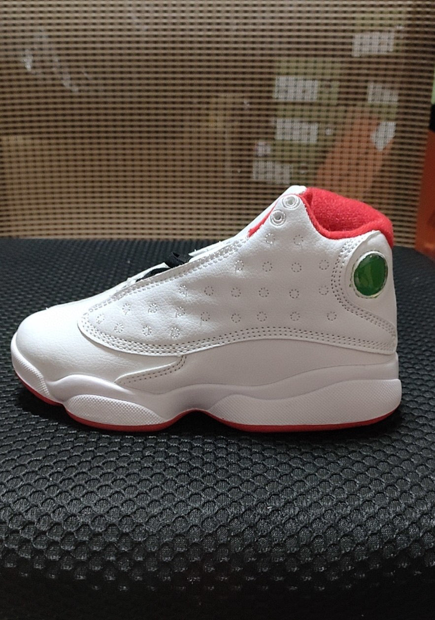 Joe 13 high top children's shoes" white, red"