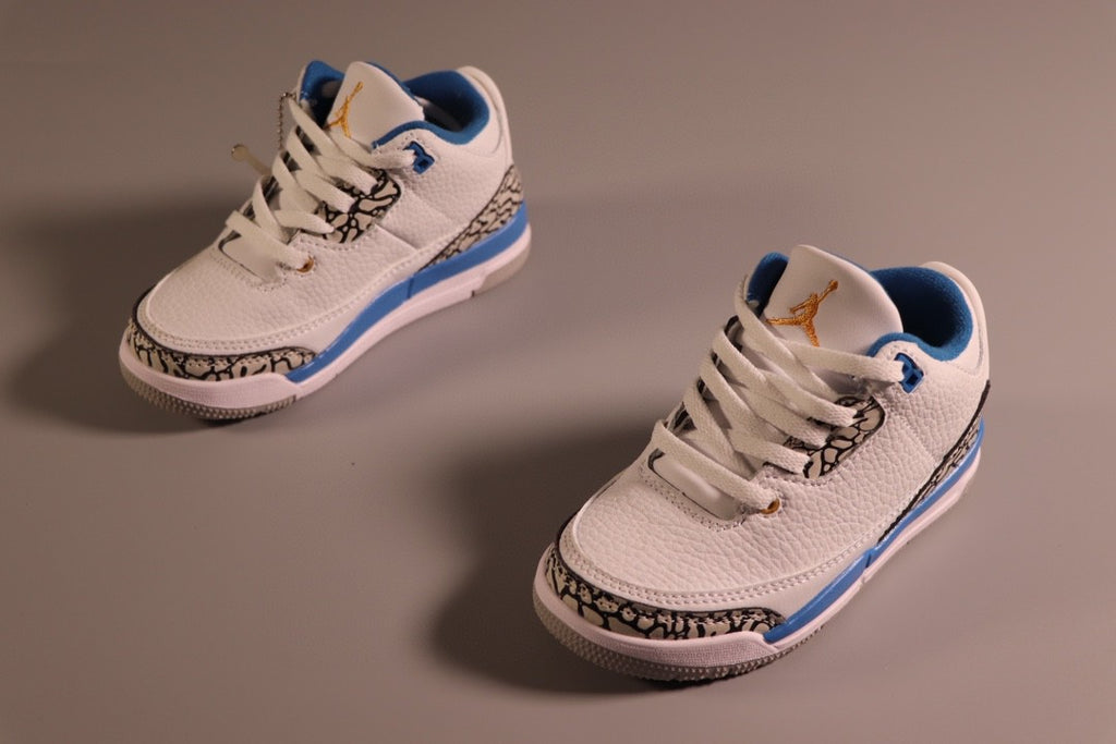 Jordan AJ3 children's shoes" white, blue"