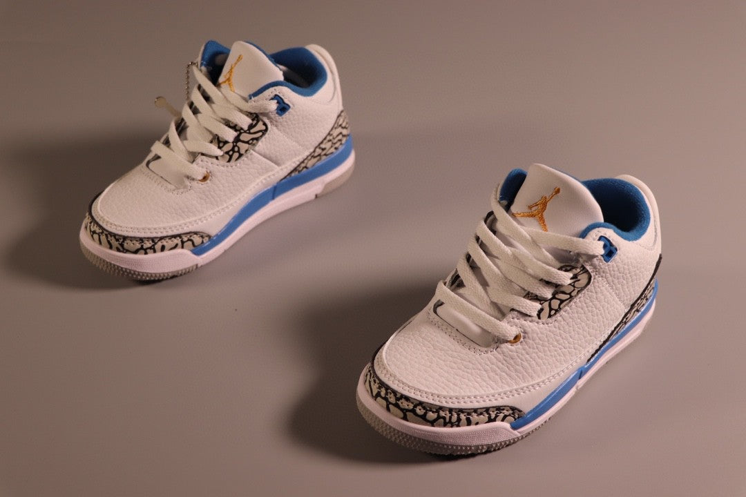 Jordan AJ3 children's shoes" white, blue"