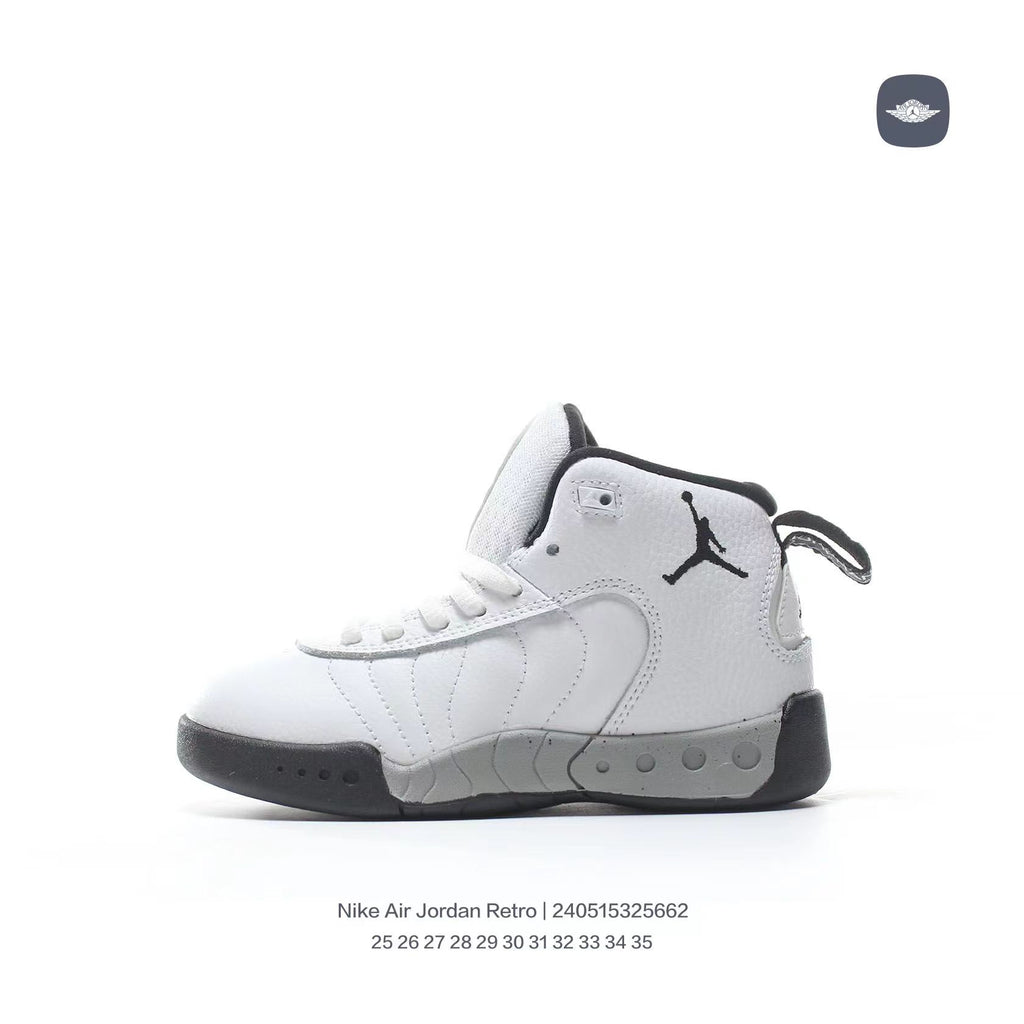 Jordan Retro-combat basketball shoes " black, dark gray"