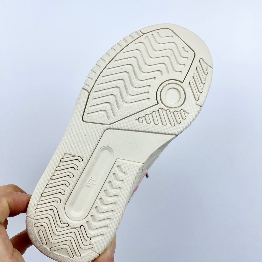 Adidas mid-section sneakers" white, pink'