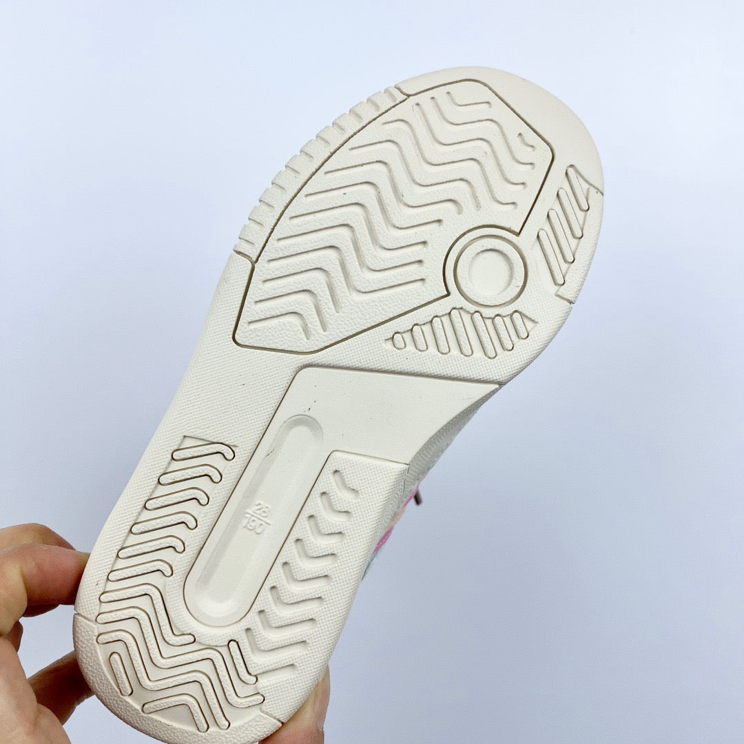 Adidas mid-section sneakers" white, pink'