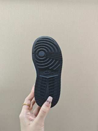 Qiao Yizhuan G version low-top children's lace-up sports shoes" black"