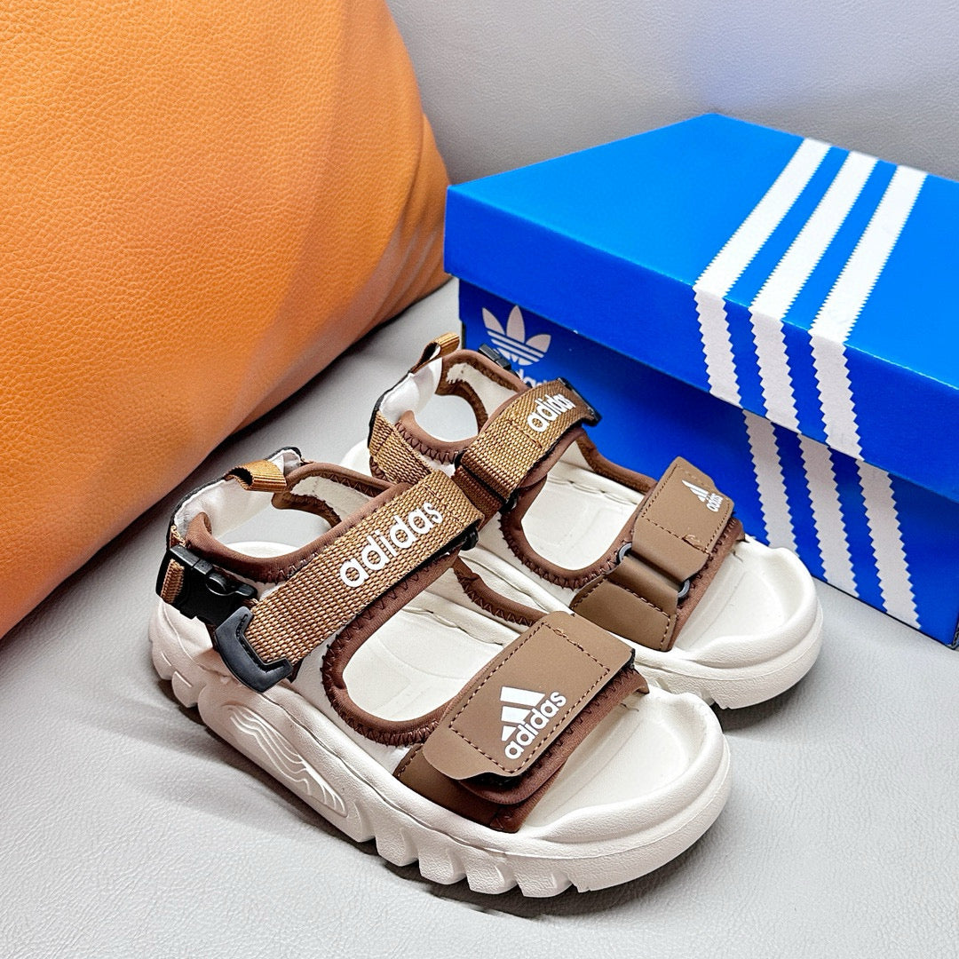 Adidas outdoor closed toe children's sandals" brown"