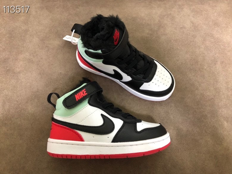 NIKE COURT Borough Mid2 JUN Air Force Workwear" white, black, red"