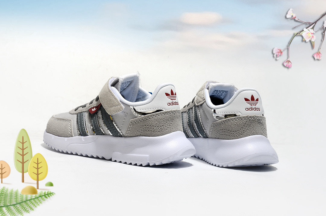 Adidas single buckle elastic band" gray"