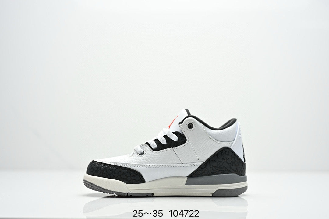 Joe 3" white, black"