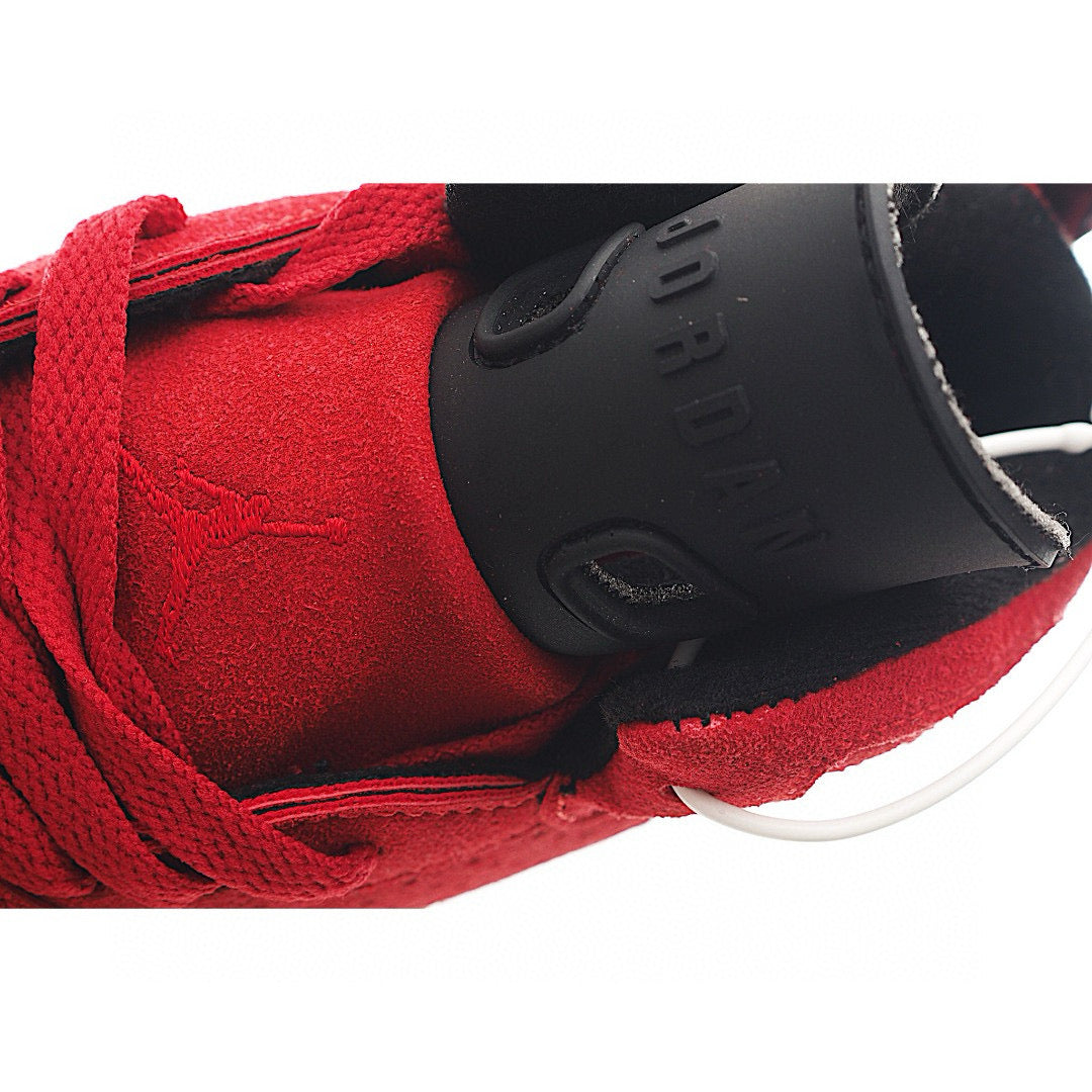 Joe 6 Air Cushion Basketball Shoes for Kids" red"