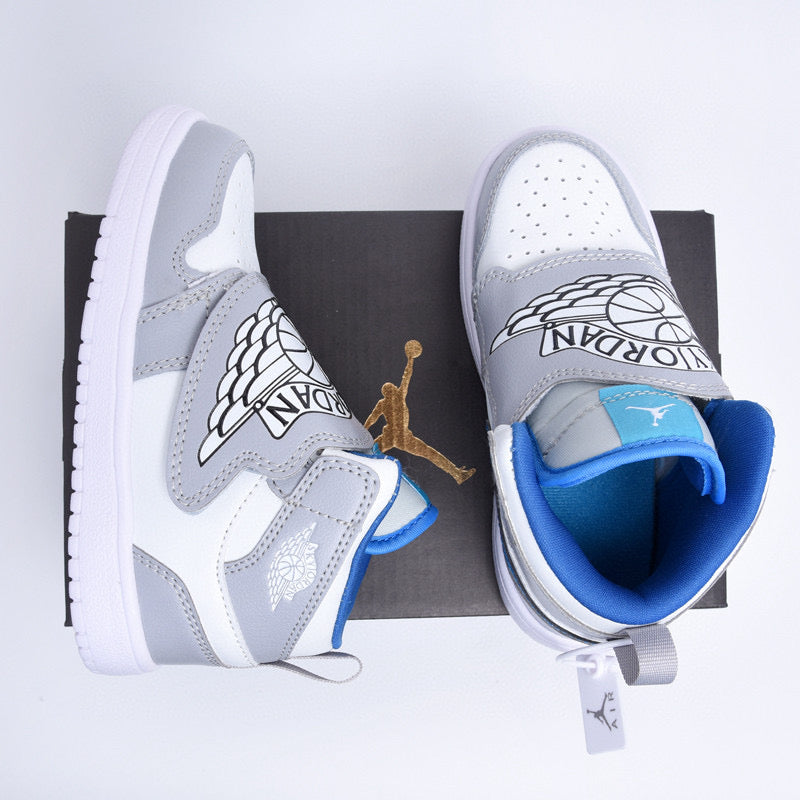Jordan Wings Kids Shoes" white, gray"