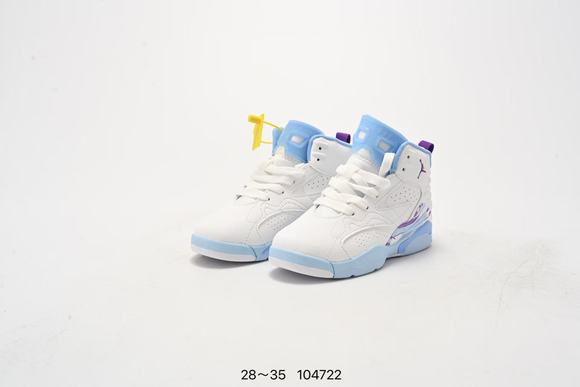 Jordan 678 series" white, blue"