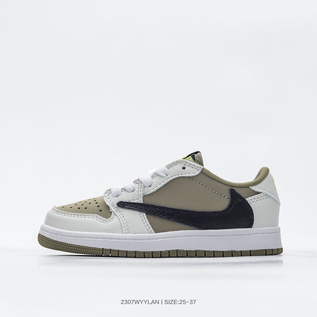 Joe 1 low-top hook series children's shoes" light beige, off white"