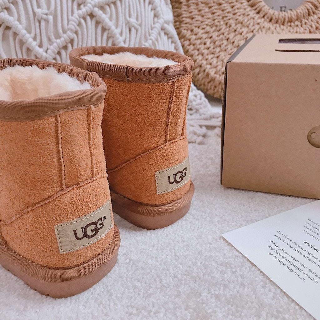 UGG children's shoes cartoon series" brown"