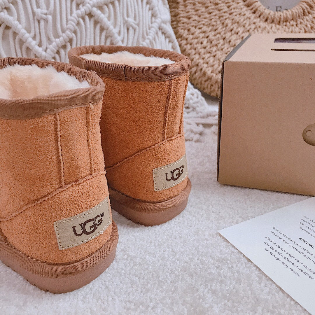 UGG children's shoes cartoon series" brown"
