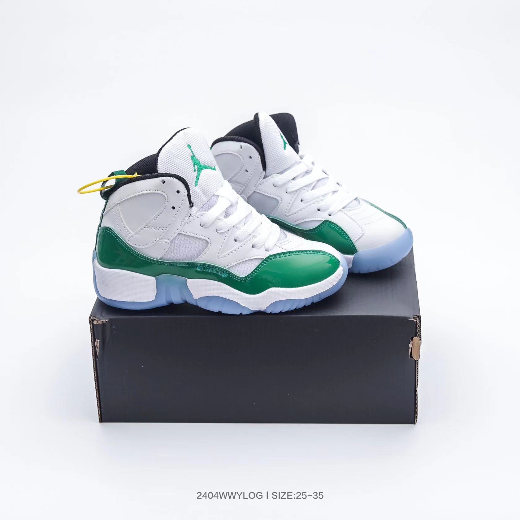 Jordan 612 series " white, green, blue"
