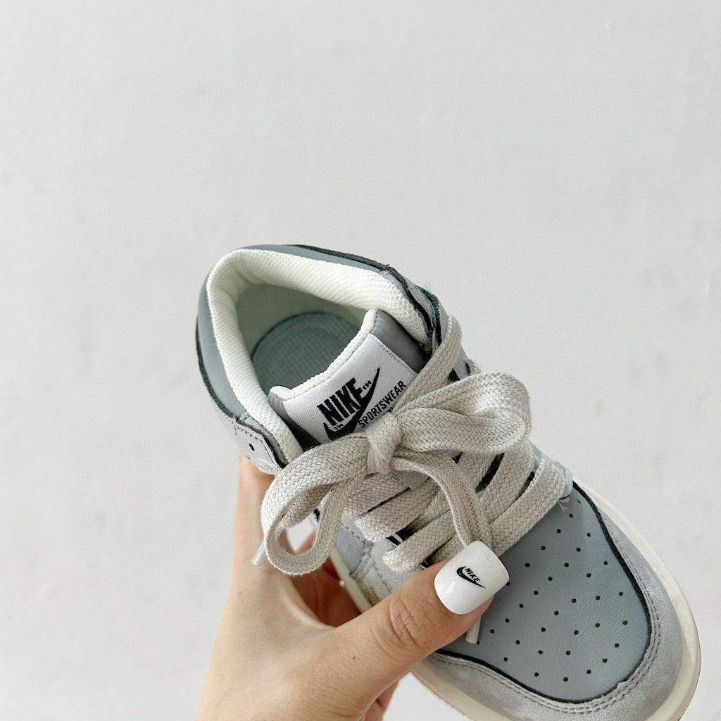 Joe 1 co-branded mid-cut children's shoes" Gray"