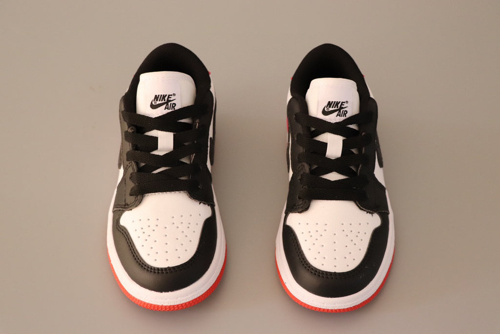 Joe 1 original low-top sneakers" dark, white, red"