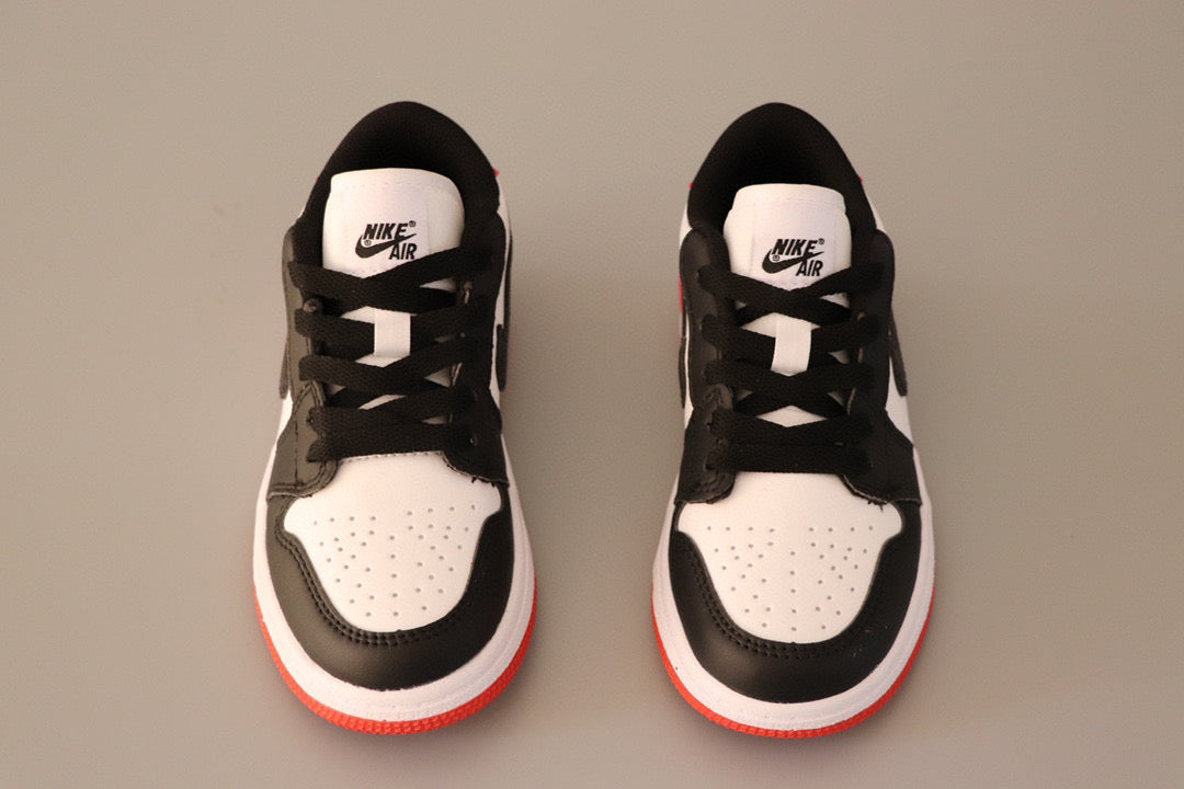 Joe 1 original low-top sneakers" dark, white, red"