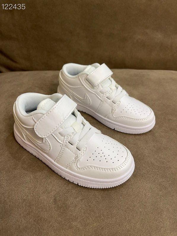 AIR JORDAN 1 low-top Velcro" white"