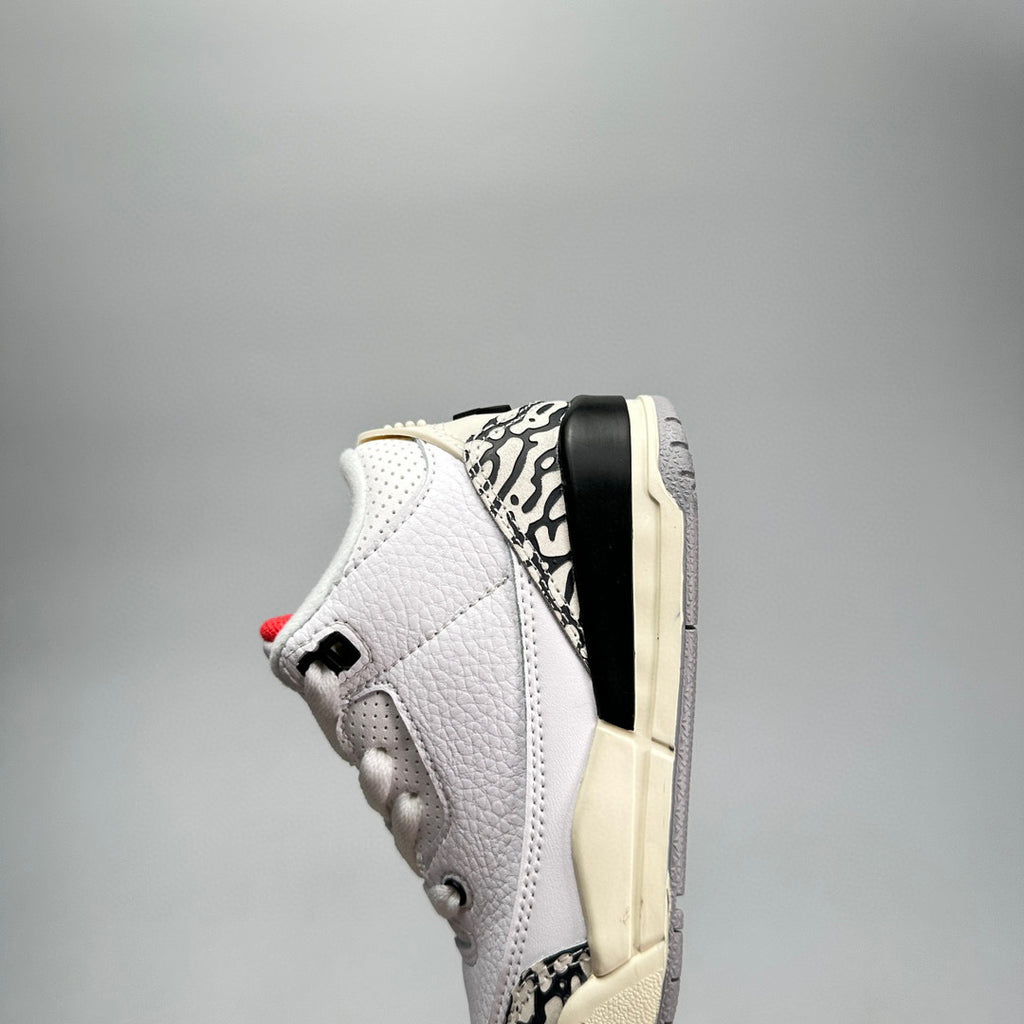 Jordan 3 children's shoes" white,cream"