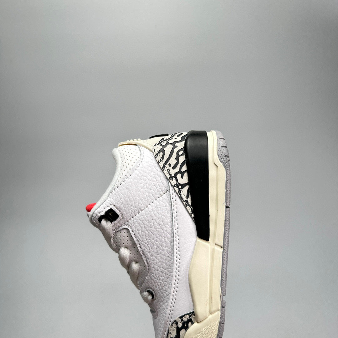 Jordan 3 children's shoes" white,cream"