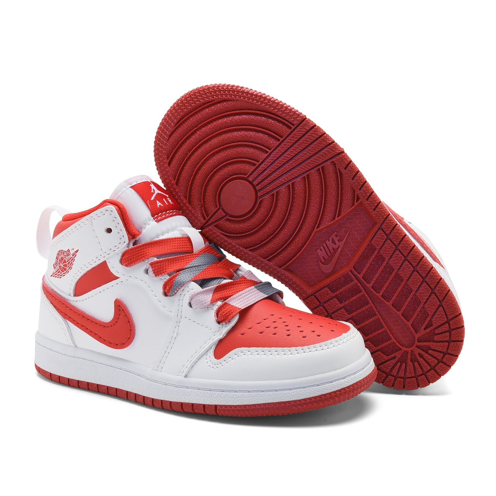 AJ-112" white, red"