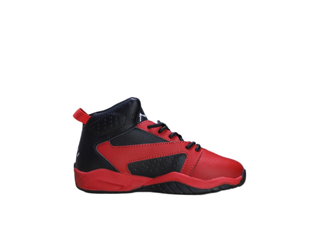AJ6 children's shoes simple version" black, red"