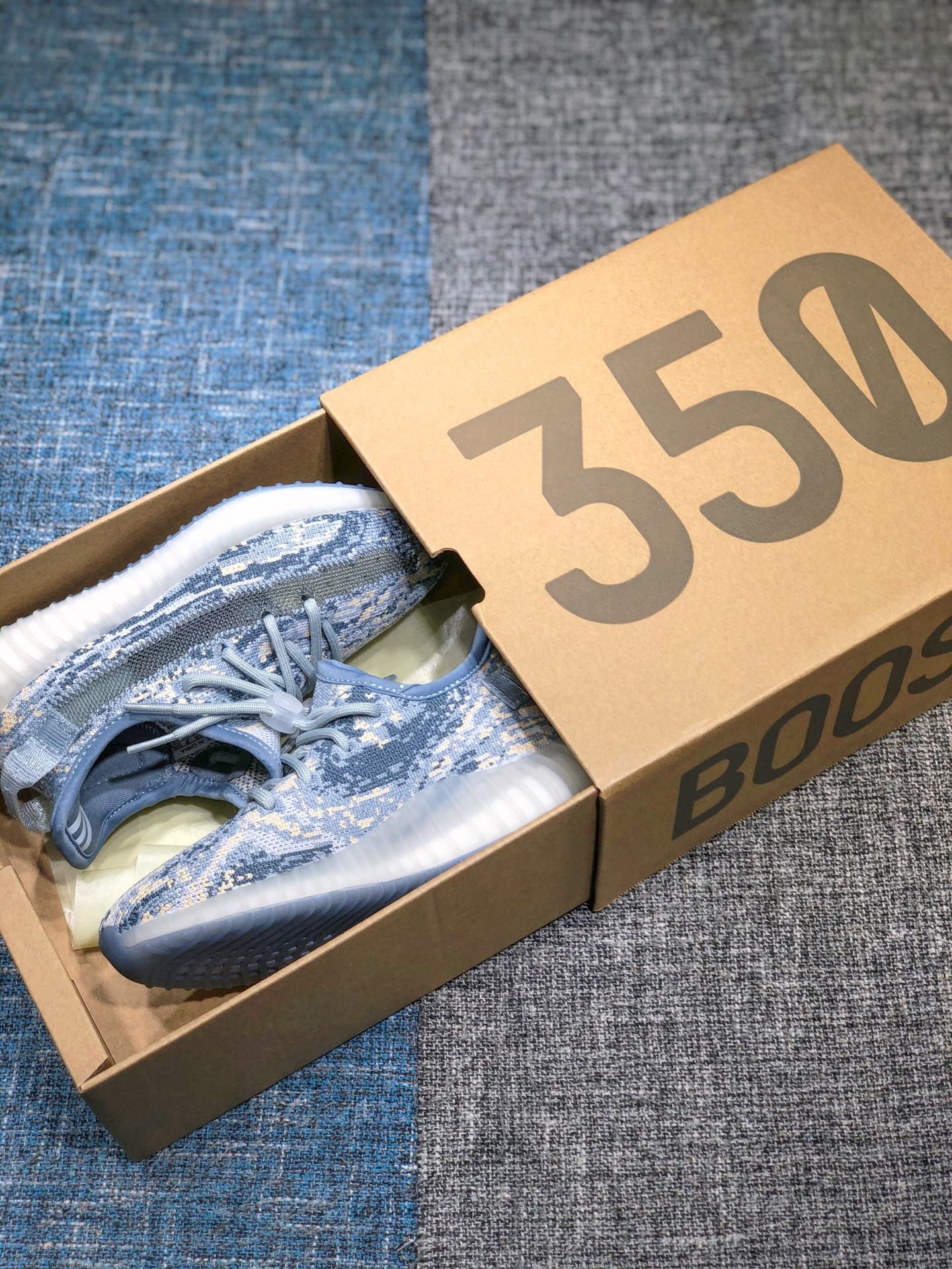Coconut 350V2 really explosive children's shoes" blue, white"