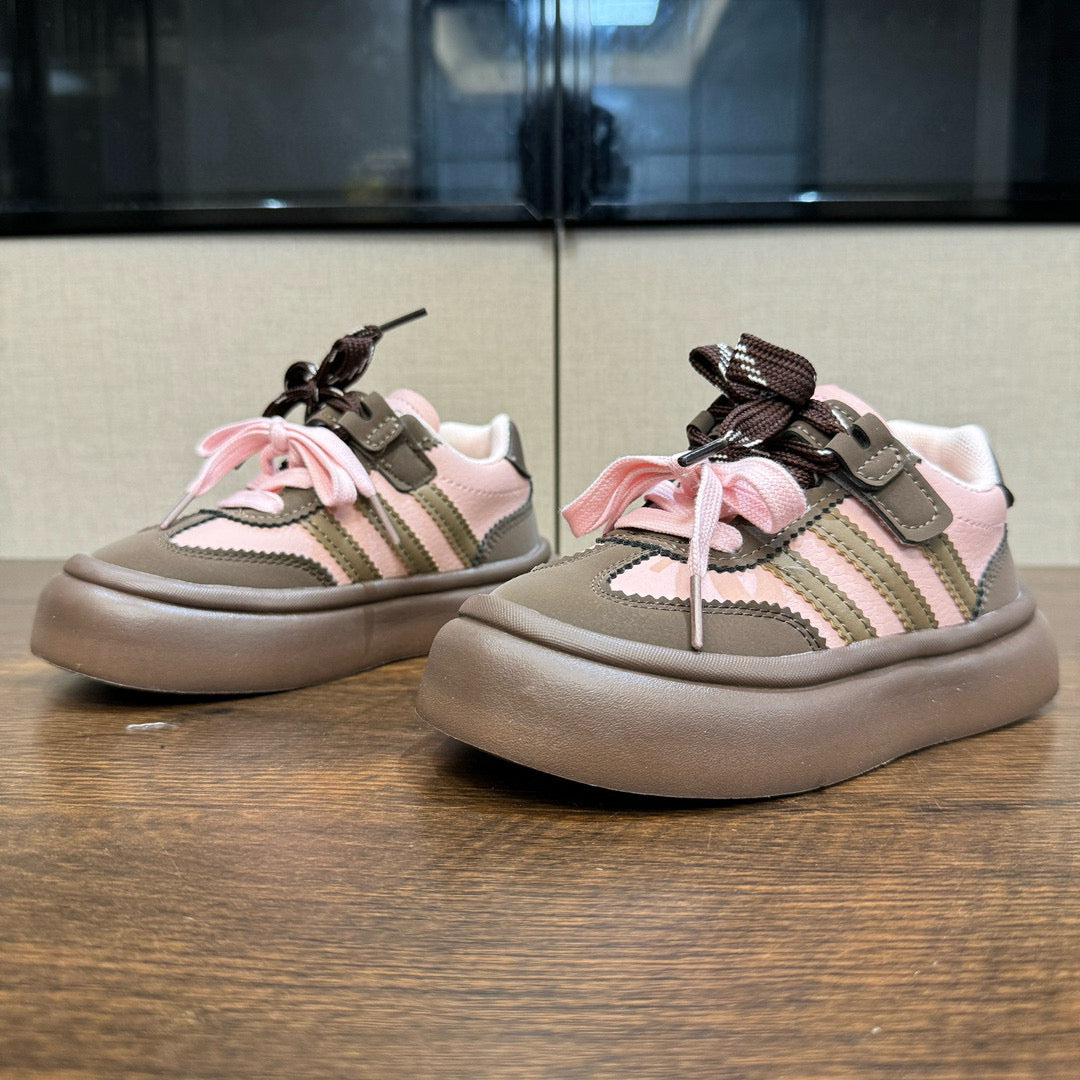 Adidas training invisible Velcro sneakers" pink, brown"